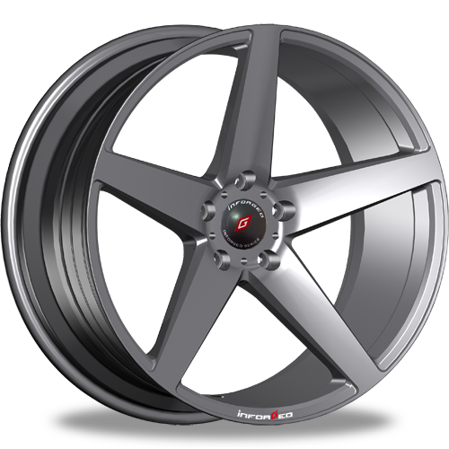 IFG8 Mag Alloy Wheels Gun Metal Machined Face