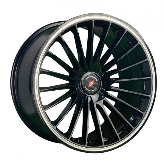 IFG36 Mag Alloy Wheels Gloss Black Machined Groove