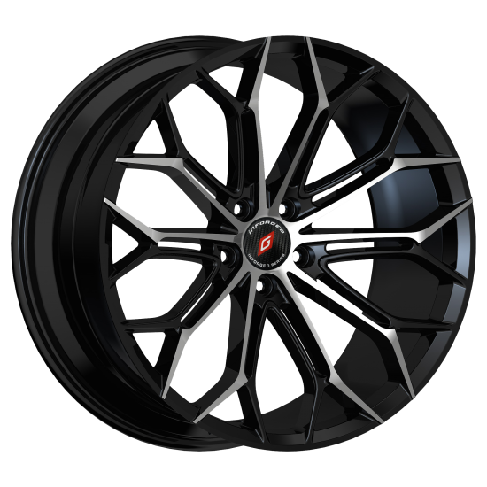 IFG41 Mag Alloy Wheels Black Machine Face