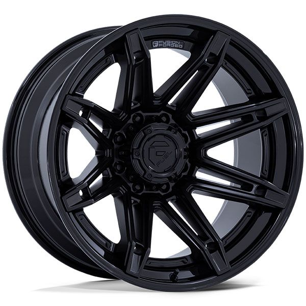 Fuel Brawl Matte Black with Gloss Black Lip