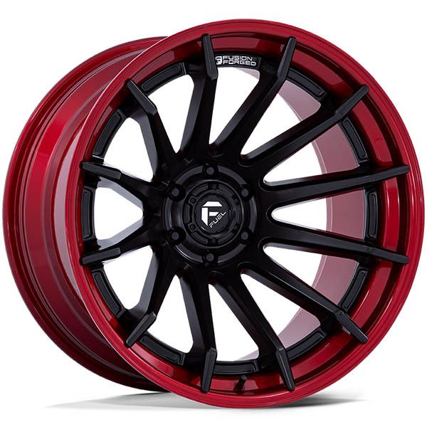 Fuel Burn Matte Black with Candy Red Lip
