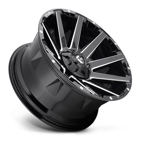 Fuel Contra D615 Gloss Black Milled