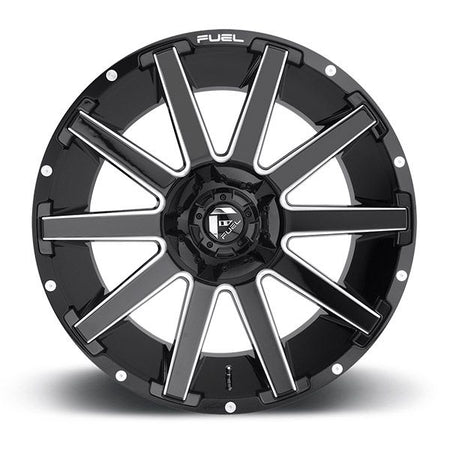 Fuel Contra D615 Gloss Black Milled