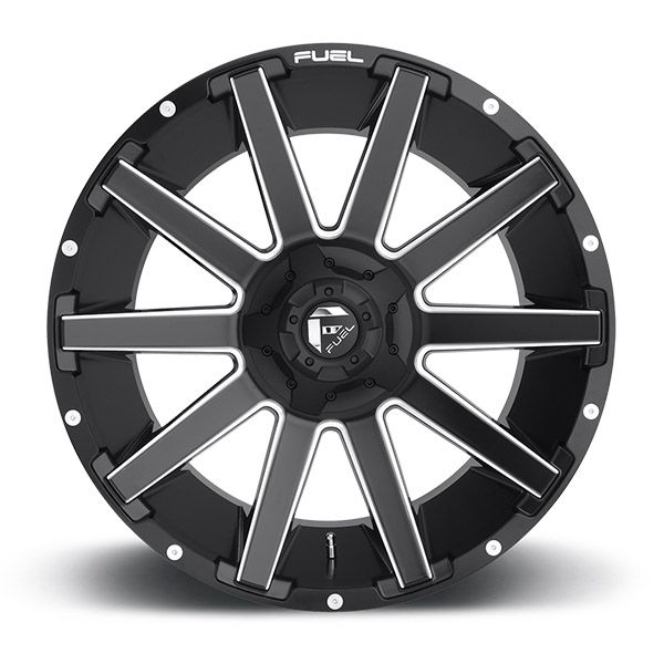 Fuel Contra D616 Matte Black Milled