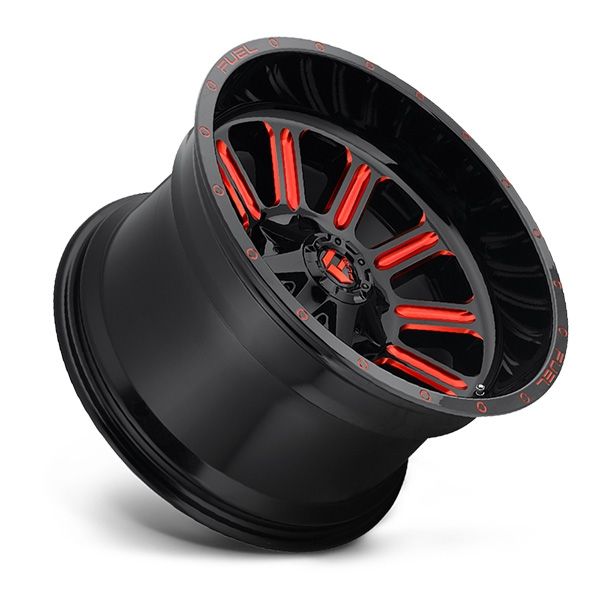 Fuel Hardline D621 Gloss Black w/candy red