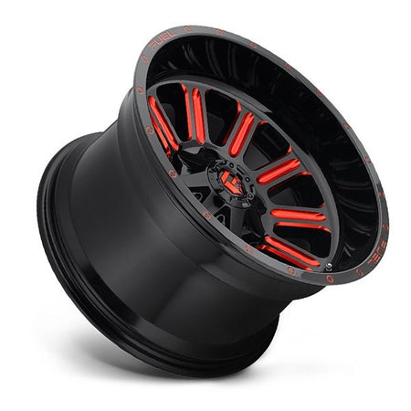 Fuel Hardline D621 Gloss Black w/candy red