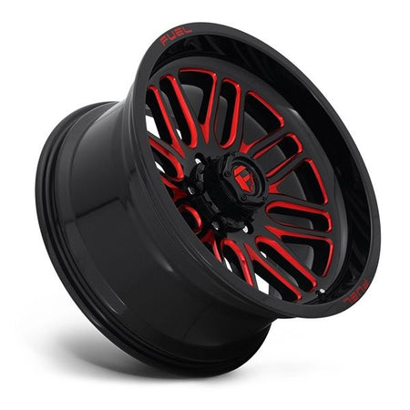 Fuel Ignite D663 Gloss Black w/candy red