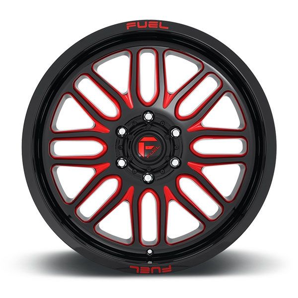 Fuel Ignite D663 Gloss Black w/candy red