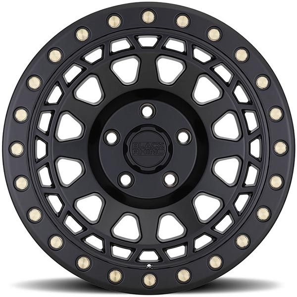 Black Rhino Primm Matte Black w/brass bolts