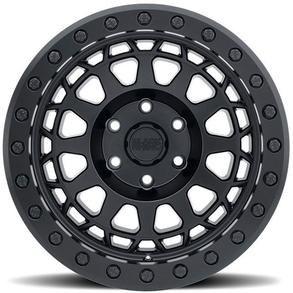 Black Rhino Primm Beadlock Matte Black w/black bolts