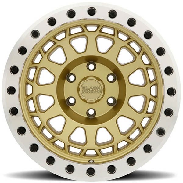 Black Rhino Primm Beadlock Matte Gold w/machined ring