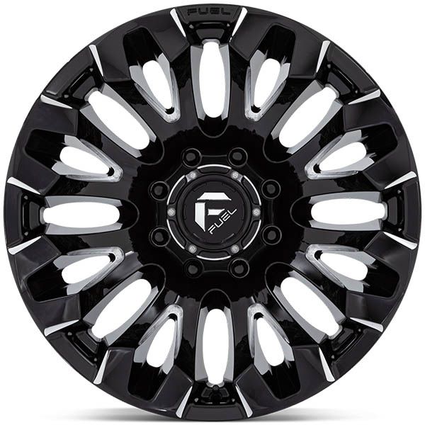 Fuel Quake D828 Gloss Black Milled