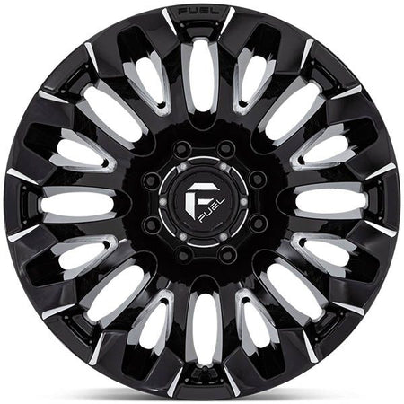 Fuel Quake D828 Gloss Black Milled