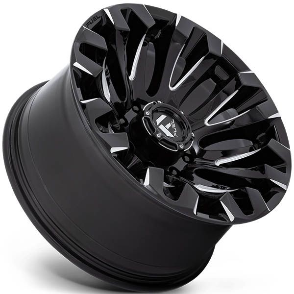 Fuel Quake D828 Gloss Black Milled