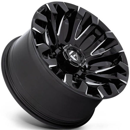 Fuel Quake D828 Gloss Black Milled