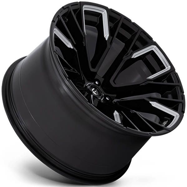 Fuel Rebar D849 Gloss Black Milled