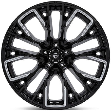 Fuel Rebar D849 Gloss Black Milled