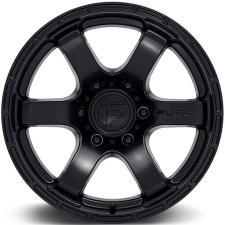 Fuel Rush D766 Satin Black