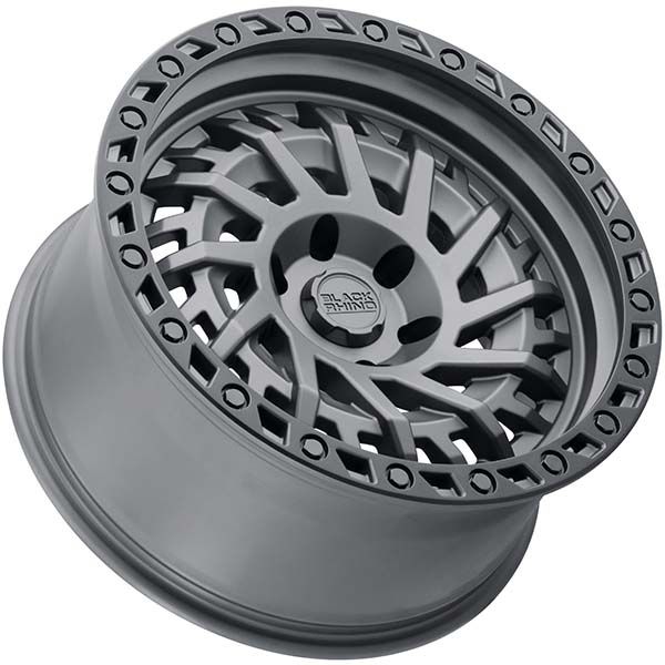 Black Rhino Shredder Matte Gunmetal w/black lip