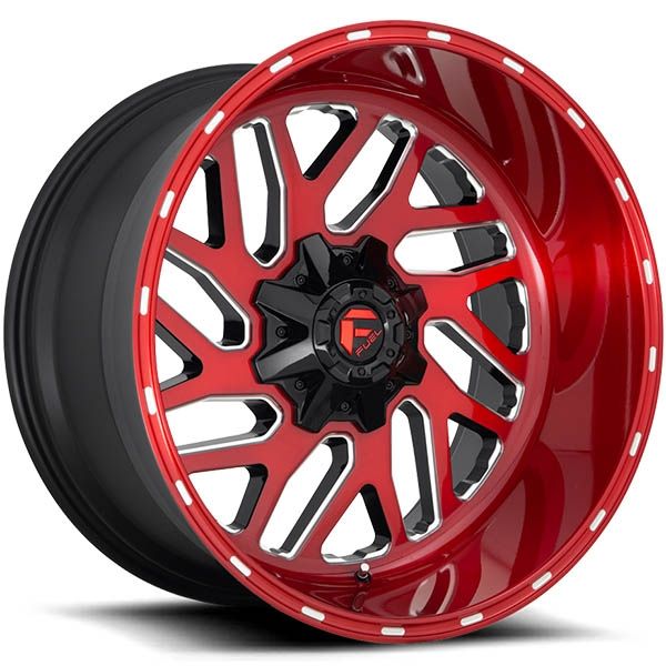 Fuel Triton D691 Brushed Candy Red Milled