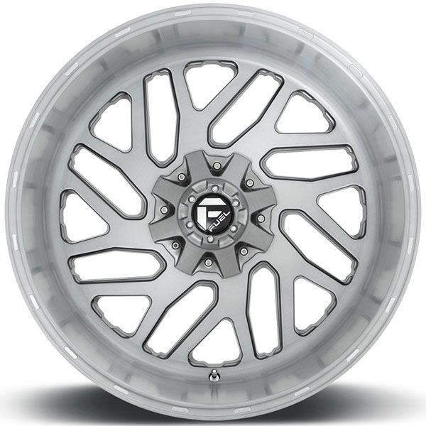 Fuel Triton Platinum D715 Brushed Gunmetal Tinted Clear