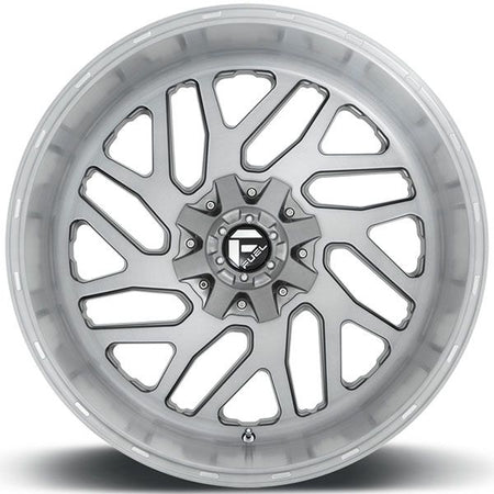 Fuel Triton Platinum D715 Brushed Gunmetal Tinted Clear